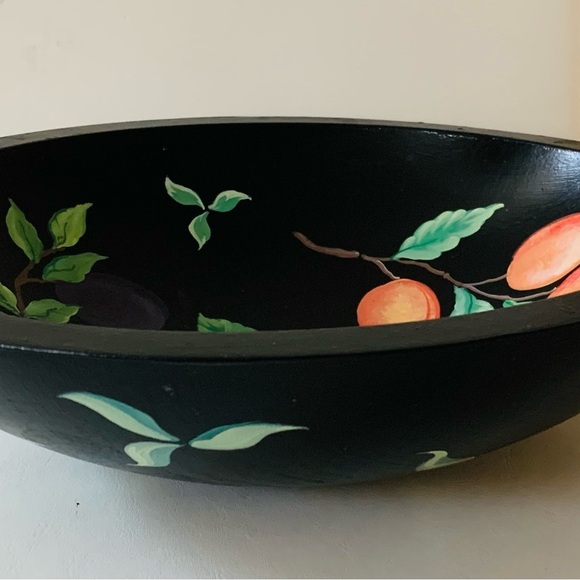 Wooden hand painted Bowl - Picture 8 of 8